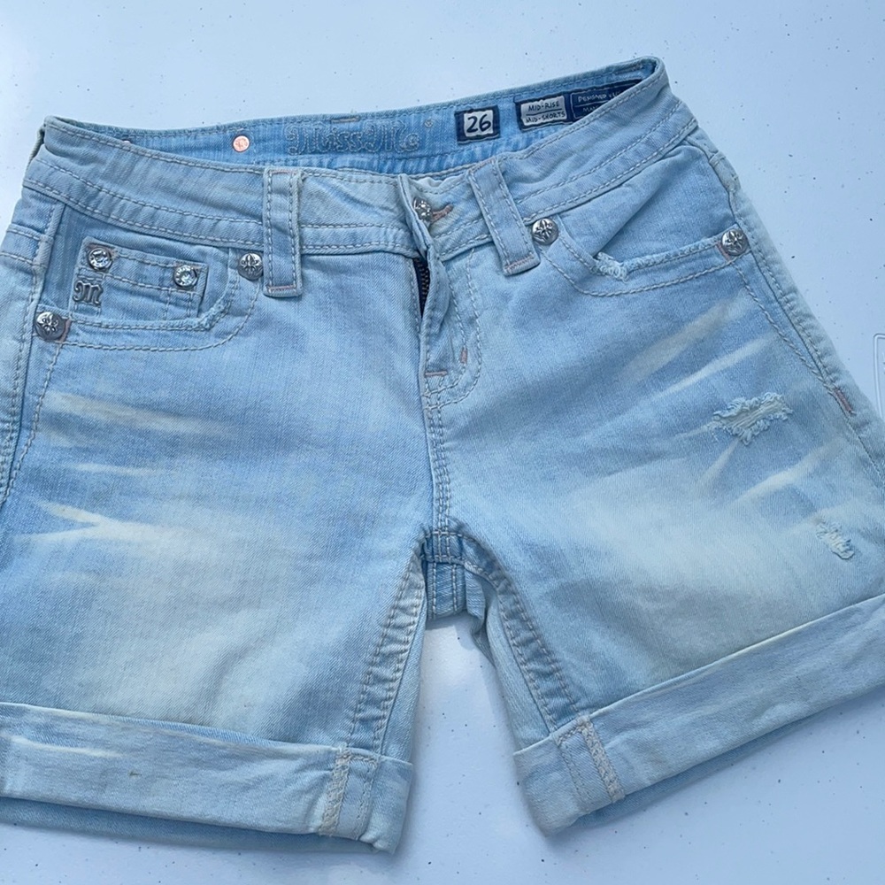 Miss Me Mid Rise Shorts